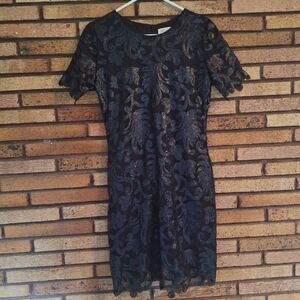 Molly Bracken Small Black Sequined Dress